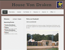 Tablet Screenshot of housevondraken.org